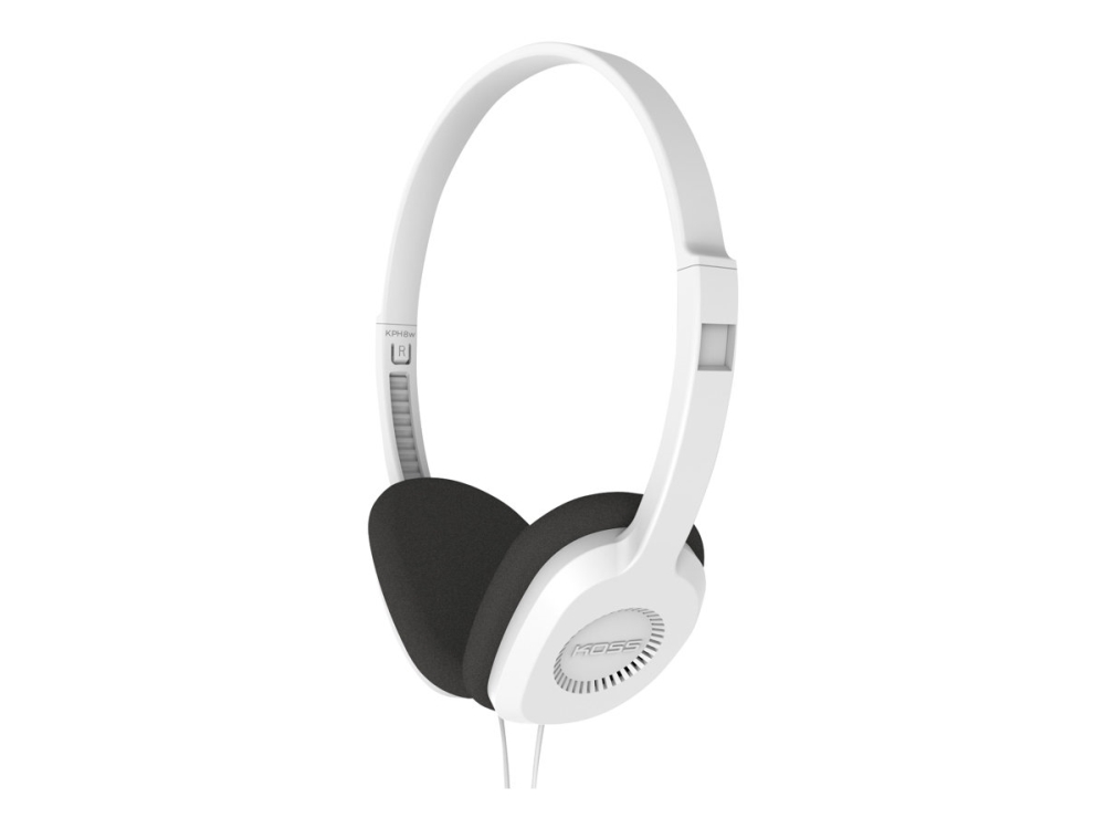 Koss Kph8, Kabelgebunden, 80 - 18000 Hz, Musik, Kopfhörer, Schwarz, Weiß