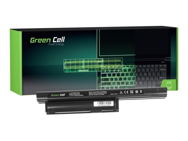 Green Cell Batteri För Barbar Dator Likvardigt Med: Sony Vgp Bps26 Litiumjon 6 Cells 4400 Mah Svart För Sony Vaio E Series Sve14a35 Sv