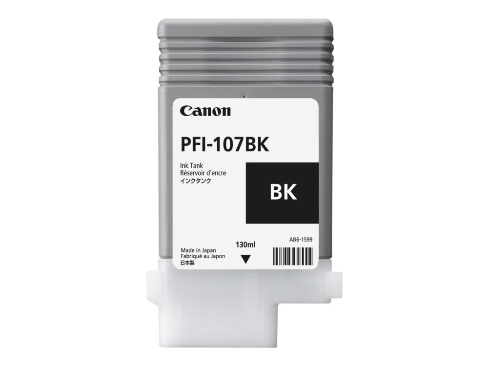 Canon PFI-107 BK - 130 ml - foto-svart - original - bläcktank - för imagePROGRAF iPF670, iPF680, iPF685, iPF770, iPF780, iPF785 | Skrivare - Bläck, toner & förbrukningsvaror - Bläck | GameStuff