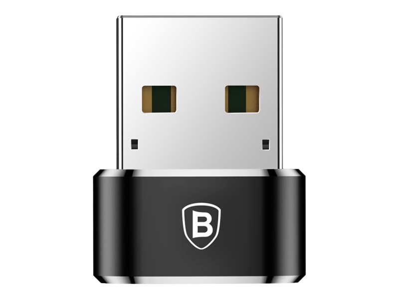 Baseus - USB adapter - USB (han) til 24 pin USB-C (hun) - 5 A - sort
