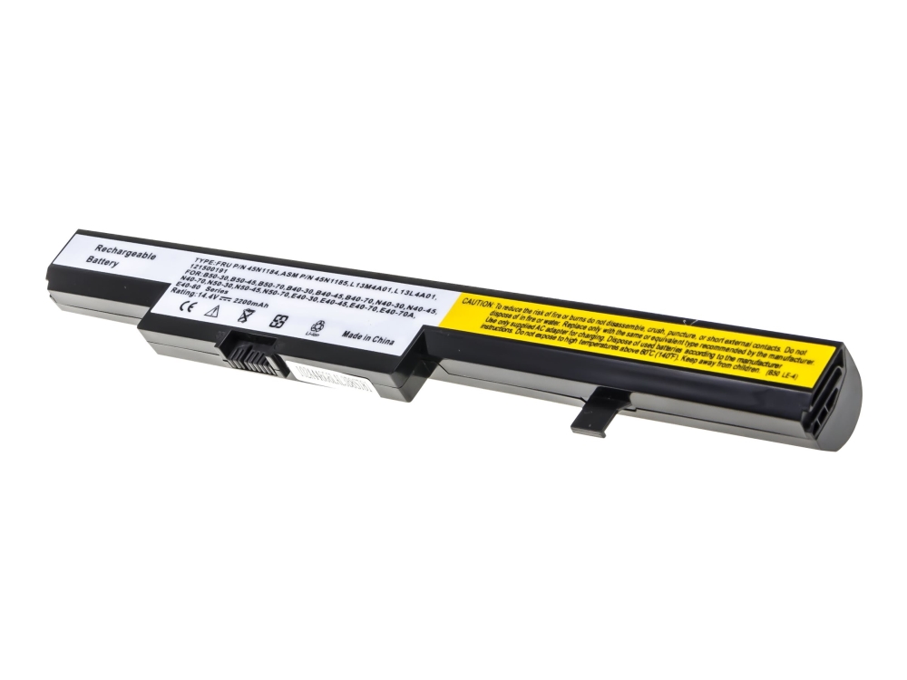 Green Cell Batteri För Barbar Dator Likvardigt Med: Lenovo L13s4a01 Litiumjon 4 Cells 2200 Mah Svart För Lenovo B40 B50