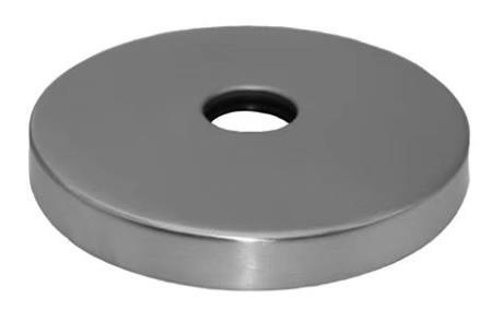 FIX-PRO 1/2 rustfri stål poleret roset Ø100mm x 11mm højde