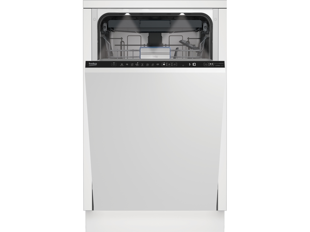 Beko Bdis38041q, Vollintegriert, Slimline (45 Cm), Weiß, Tasten, 10 Briefumschläge, C