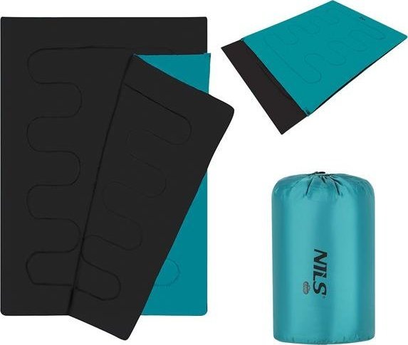 Nils Extreme NC2001 BLÅ DOUBLE NILS CAMP BAG | Utomhus - Camping - Sovsäckar / Mats | GameStuff