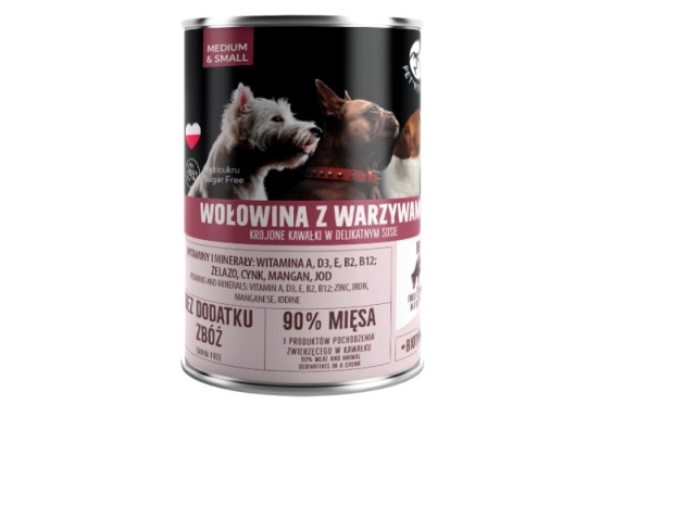Pet Republic Adult Medium &Amp Small Rindfleisch Mit Gemüse - Nassfutter Für Hunde - 400G