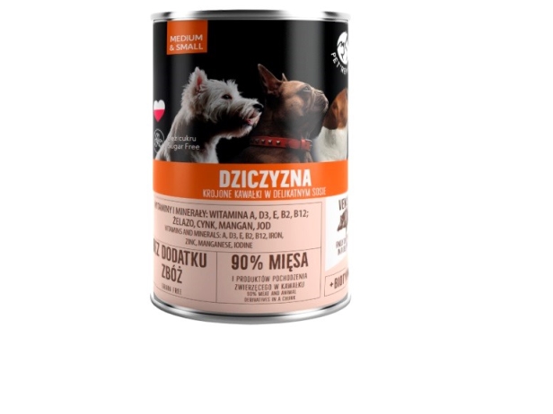 Pet Republic Adult Medium &Amp Small Game - Nassfutter Für Hunde - 400G