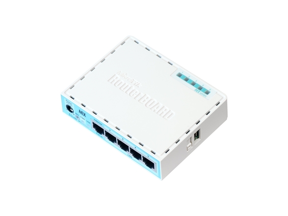 Netværksrouter 10/100/1000M 5-Port Hex Rb750gr3 Mikrotik