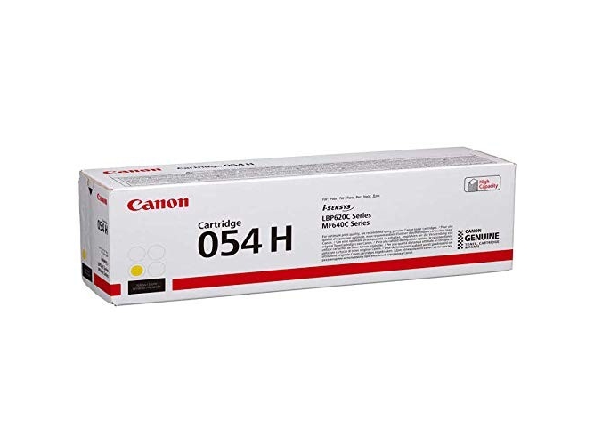 Canon 054 H High Yield Toner-Cartridge, Gelb, 2300 Seiten, Gelb, 1 Stück(E)