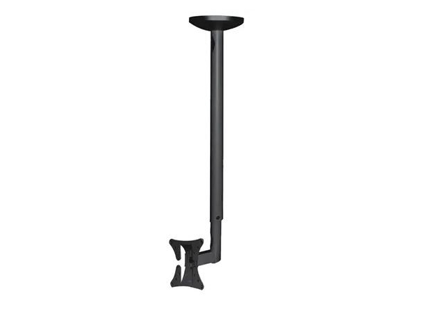 Neomounts Fpma-C050black Monitor-/Tv-Deckenhalterung 10-30" - H 60-85 Cm, 50 X 50 Mm, 100 X 100 Mm, 0 - 40°, 0 - 180°, Stahl, Schwarz