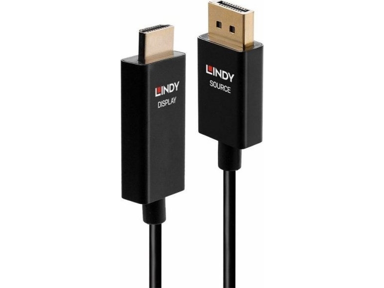 Lindy 40927, 3 M, Displayport, Hdmi Typ A (Standard), Männlich, Männlich, Gerade