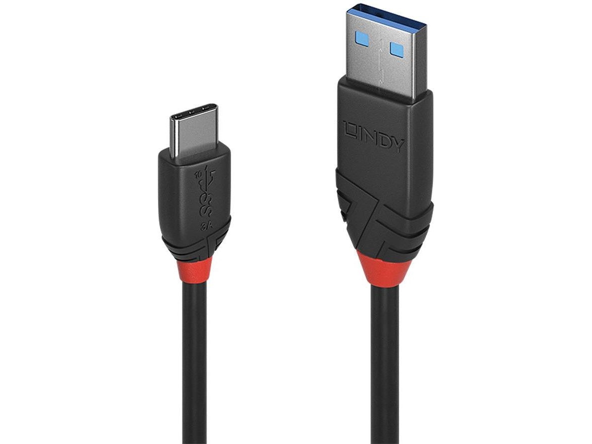 Cable Usb3.2 A-C 1M Black 36916 Lindy