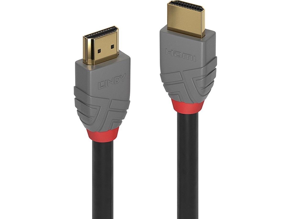 Lindy 36968, 15 M, Hdmi Type A (Standard), Hdmi Type A (Standard), 3D, 10,2 Gbit/Sek., Sort, Grå