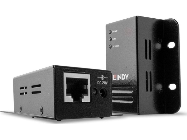 Lindy 42680, Netværkssender & -Modtager, 50 M, 480 Mbit/S, Cat5, Cat5e, Cat6, Ns1021, Sort