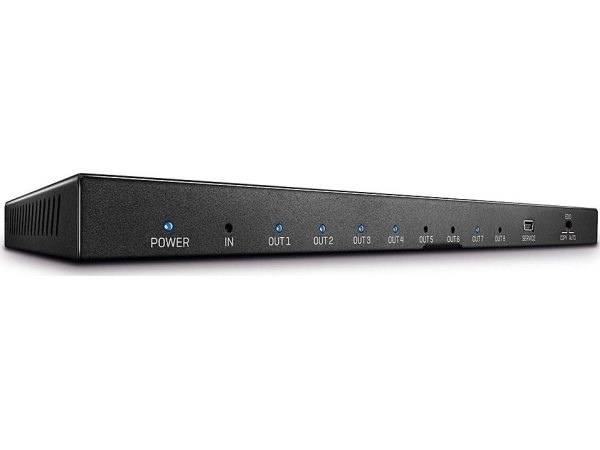 Lindy 38237, Hdmi, 8X Hdmi, 3840 X 2160 Pixel, Sortieren, Metall, 4K Ultra Hd