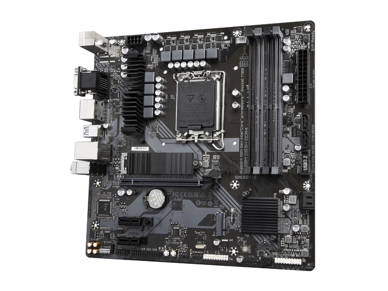 Gigabyte B760m Ds3h Ddr4, Intel, Lga 1700, Intel Celeron , Intel Core I3, Intel Core I5, Intel Core I7, Intel Core I9,..., Lga 1700, 128 Gb,