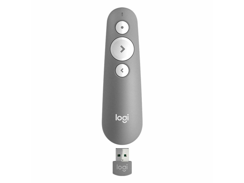 Logitech R500s - Präsentationsfernbedienung - 3 Tasten - Mittelgrau