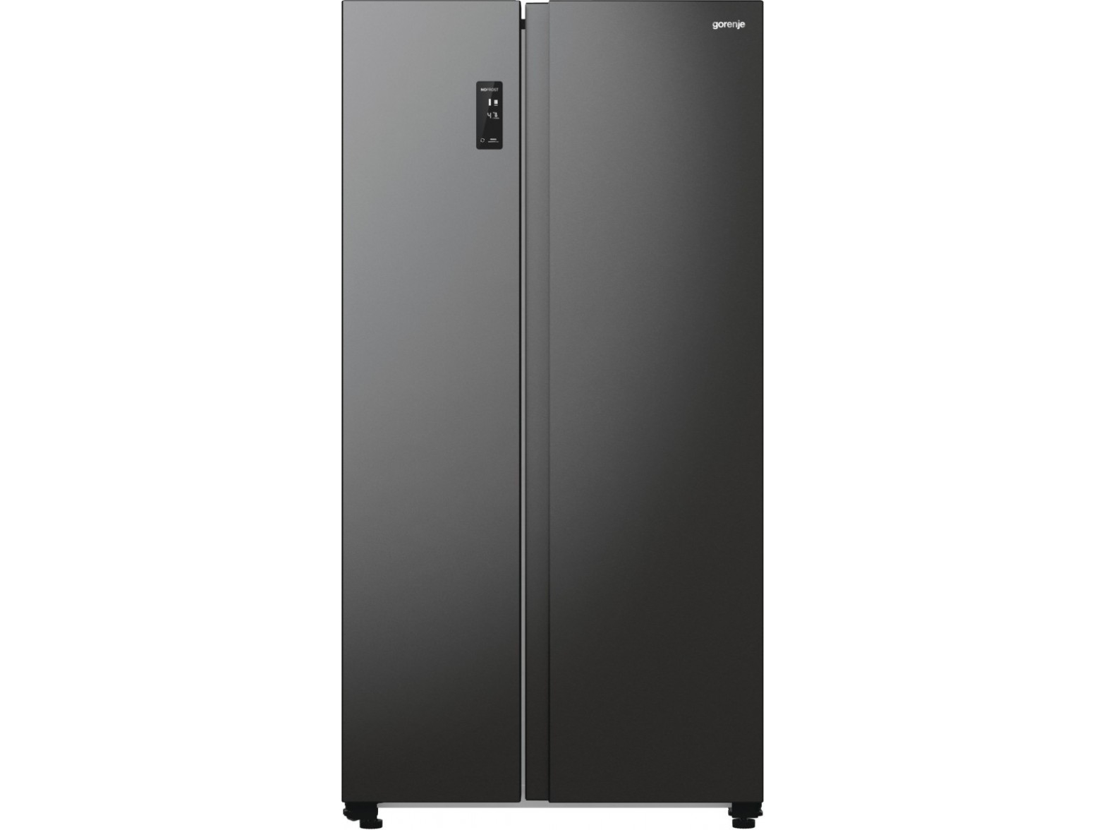 Gorenje NRR9185EABXL, Vapaasti seisova, Amerikkalainen ovi, Musta, LED, Kosketus, LED