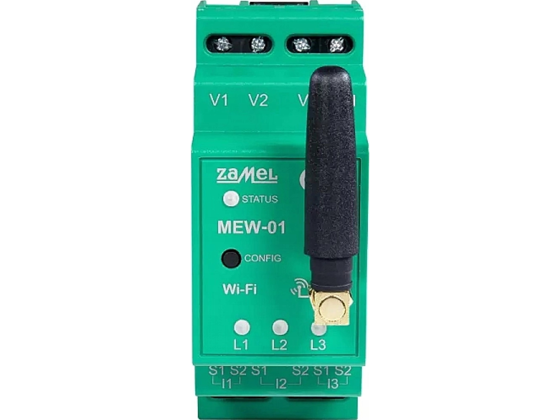 ZAMEL SÄHKÖENERGIAMITTARI MEW-01/ANT-1F YKSISIVUINEN ZAMEL