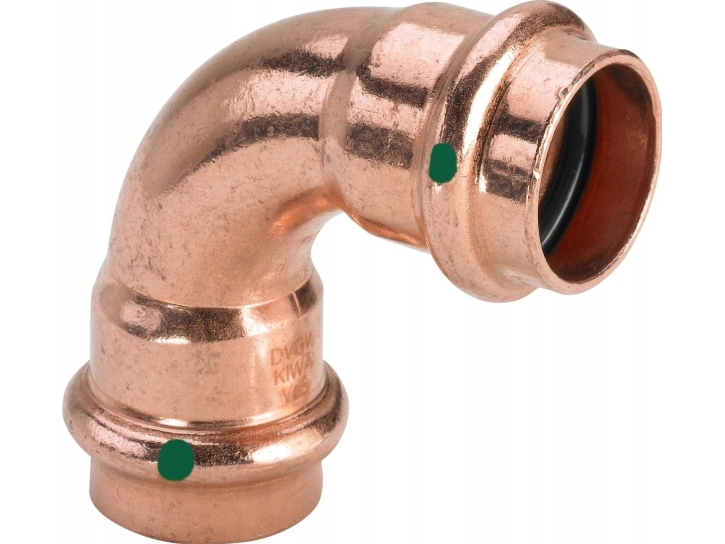 Viega Profipress böj 90° 28 koppar/blank, 291525 | VVS Artiklar - Rör & Kopplingar - Tryckrör och rördelar | GameStuff