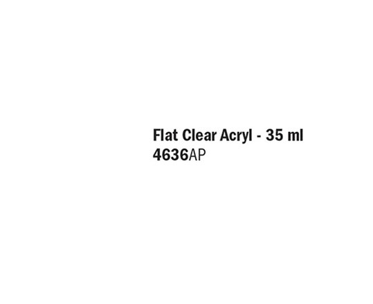 Flat Clear Acryl 35 Ml