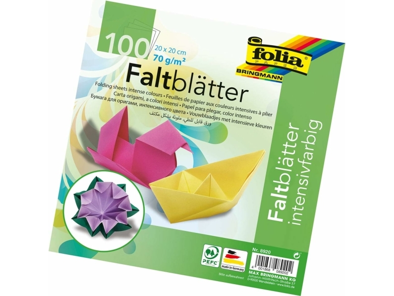 Folia 8920, Konstpapper, 70 g/m ^, 100 ark | Papper & Emballage - Specialpapper - Design / grafiskt papper | GameStuff