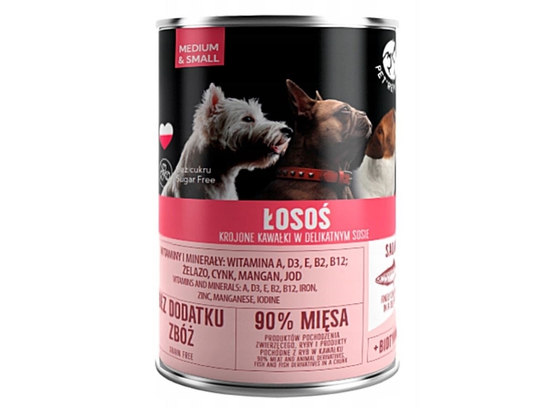 PET REPUBLIC Adult Medium & Small Salmon - vådt hundefoder - 400g