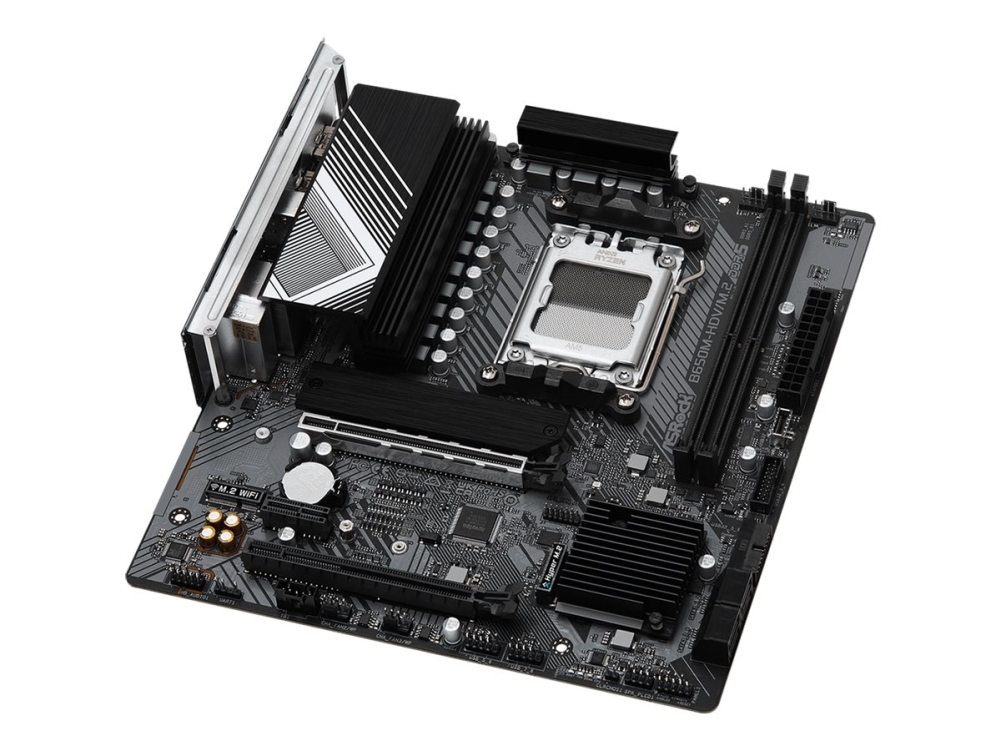 Asrock B650m-Hdv/M.2, Amd, Buchse Am5, Amd Ryzen 7, Ddr5-Sdram, 64 Gb, Dimm