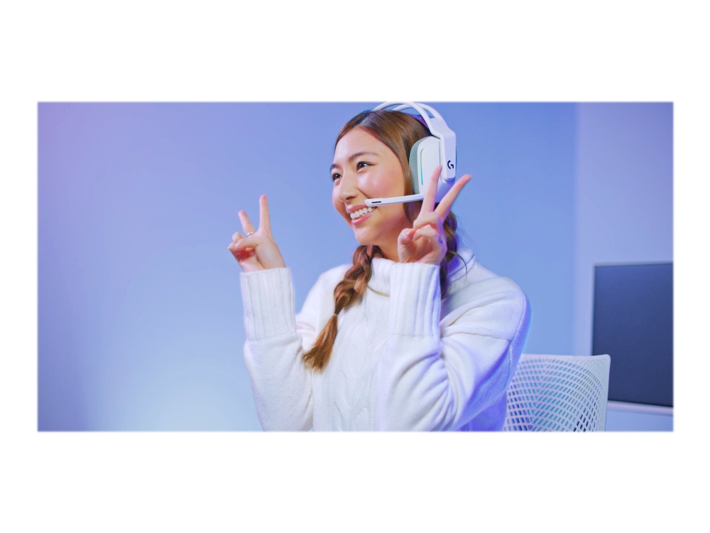 Logitech G G733 Lightspeed Wireless Rgb Gaming Headset - Headset - Fuld Størrelse - 2,4 Ghz - Trådløs - Hvid