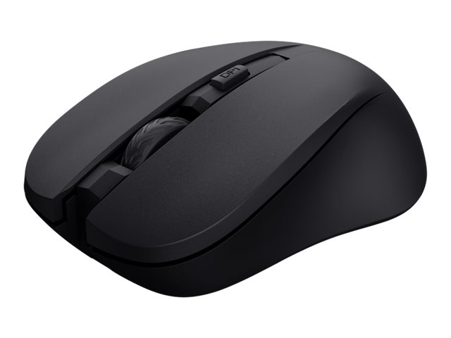 Trust Mydo, Beidhändig, Optisch, Rf Wireless, 1800 Dpi, Schwarz