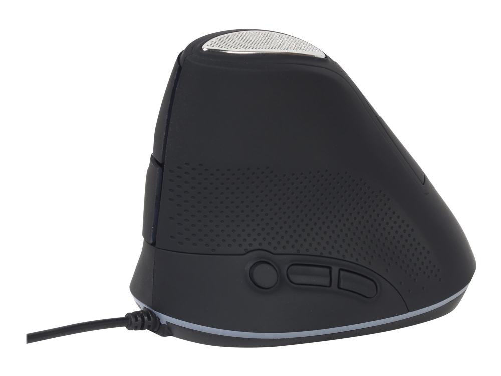 Gembird Mus-Ergo-03, Rechts, Optisch, Usb Typ-A, 3200 Dpi, Schwarz