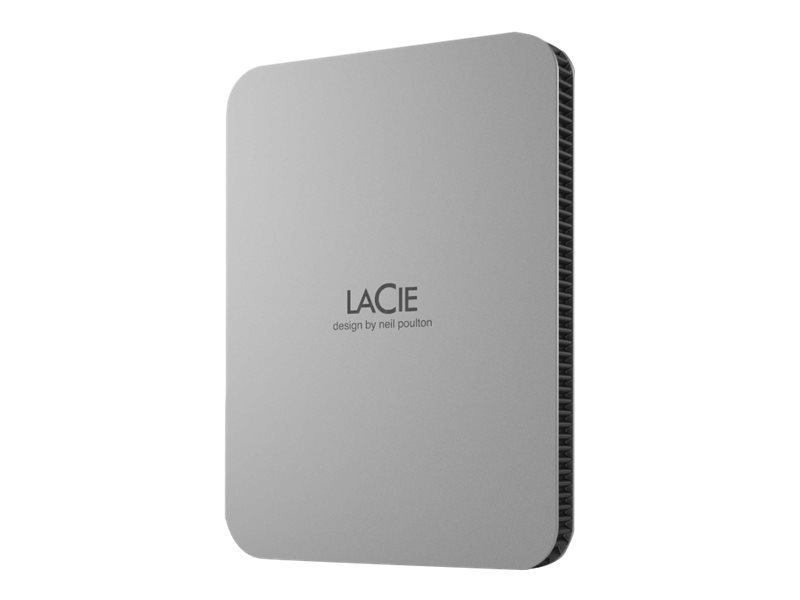 Lacie Mobile Drive (2022), 2000 Gb, 2.5 Zoll, 3.2 Gen 1 (3.1 Gen 1), Silber