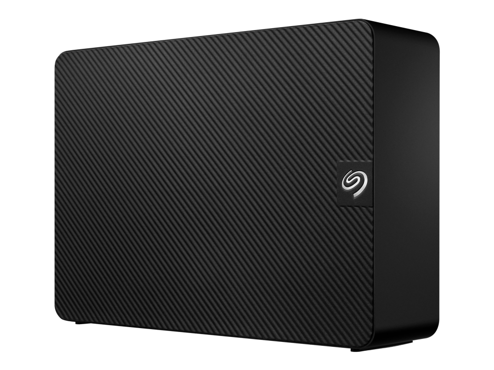 Seagate Expansion Stkp10000400 Hårddisk 10 Tb Extern Stationar Usb 3.0 Svart Med Seagate Rescue Data Recovery