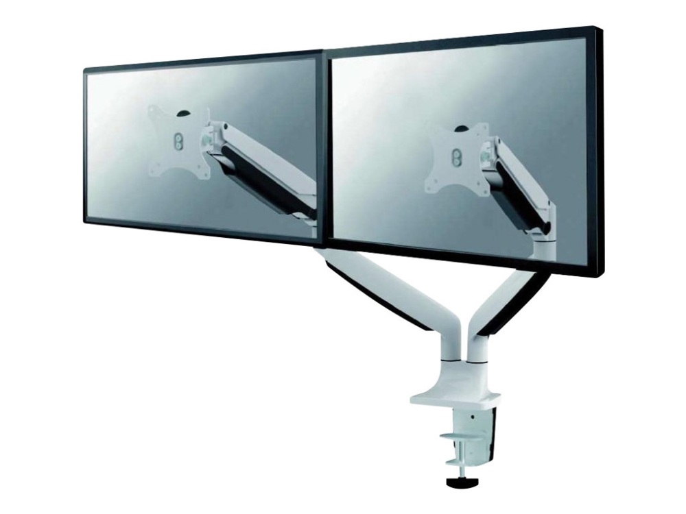 Neomounts Nm-D750dwhite Monitorarm 10-32" - Gasfeder, Klemme/Durchführung, 9 Kg, 25,4 Cm (10"), 81,3 Cm (32"), 100 X 100 Mm, Weiß