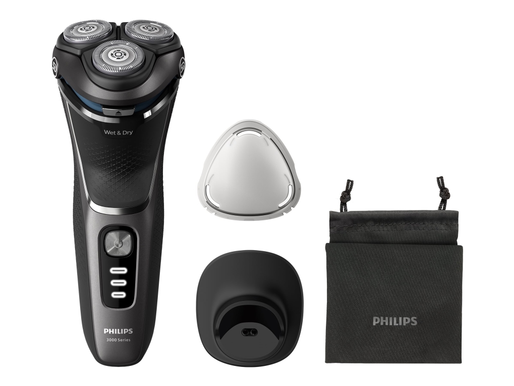 Philips 3000 Series S3343 - Shaver - Trådløs - Mørkesort
