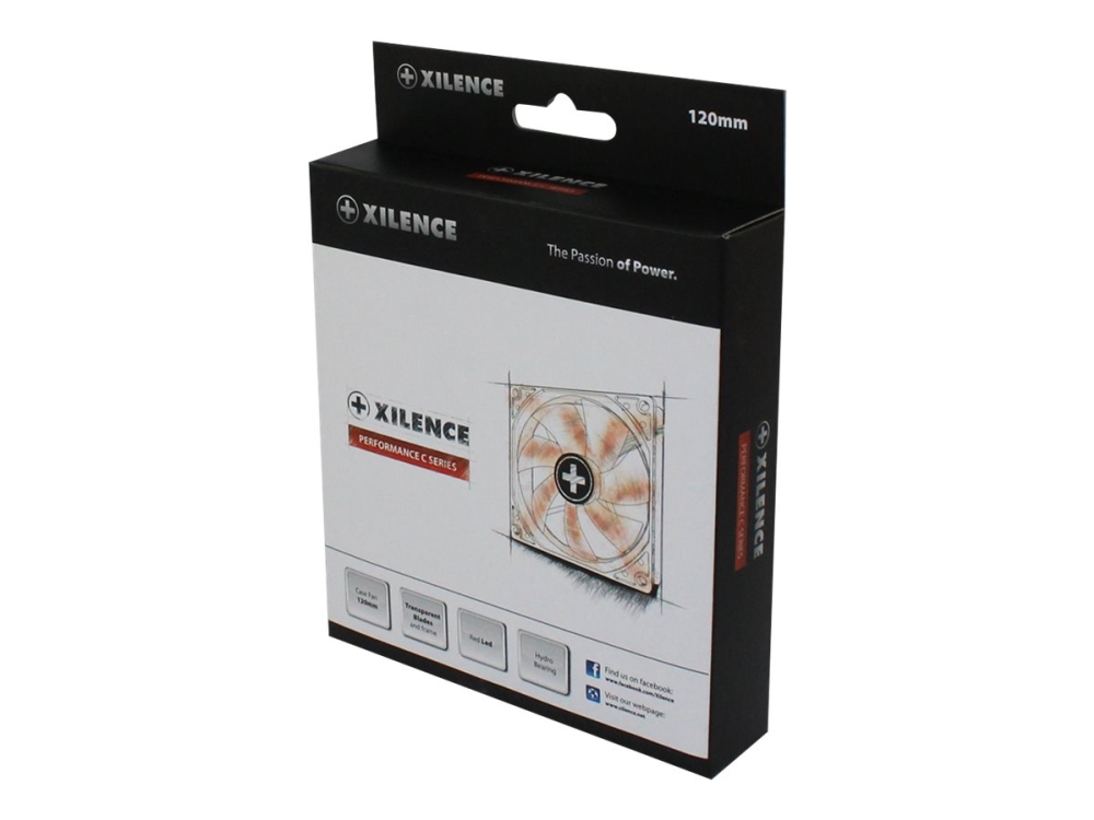 Xilence Coo-Xpf120.Tr, Ventilator, Transparent