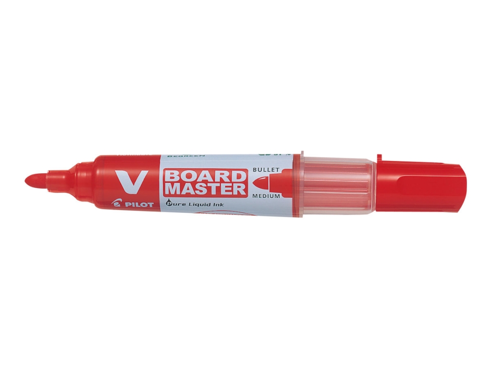 Pilot V Board Master Begreen - Markering - för whiteboard - röd - 2.3 mm - medel | Skrivredskap - Märkpennor - Permanent Marker | GameStuff
