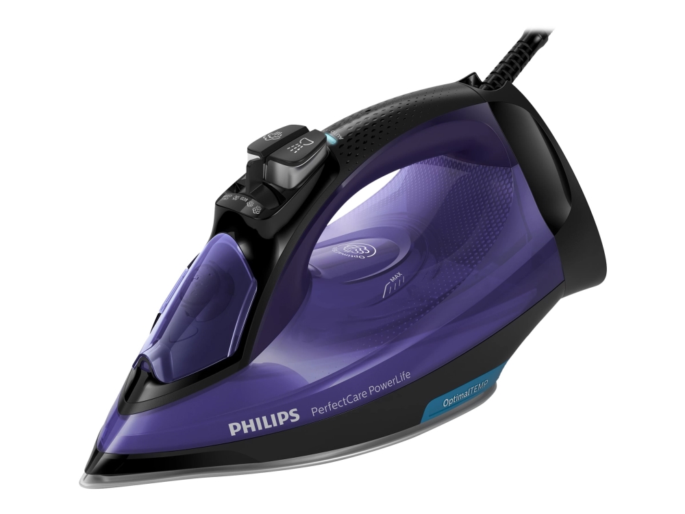 Philips Perfectcare Powerlife Gc3925 - Dampstrygejern Med Automatisk Afbrydelse - Såleplade: Steamglide Plus - 2500 W