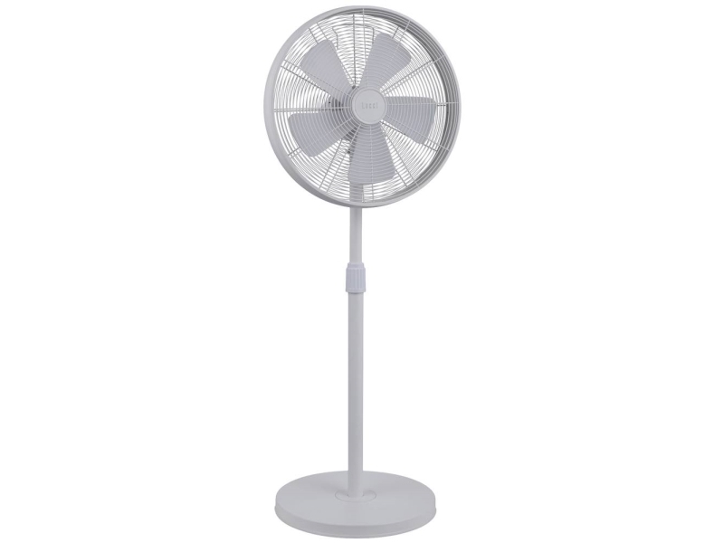Lucci AIR BREEZE golvfläkt 50 W (Ø x H) 46 cm x 1220 mm vit, roterbar | Ventilation & Klimat - Ventilation - Golvfläkt | GameStuff