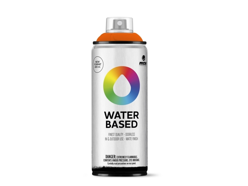Aerosol paints Montana Water Based RV-2004, orange, 0.4 l