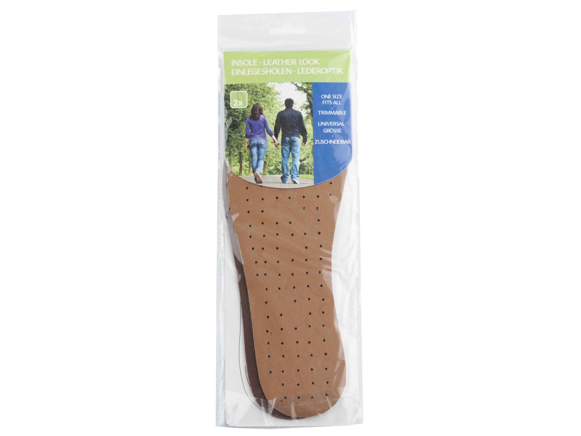 Nenurodyta_V Insoles Pu Leather 1 Pair