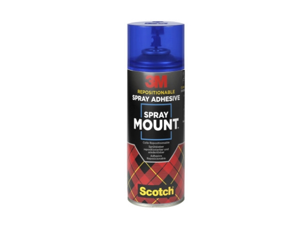 Spray-liima, 3M SprayMount, kuivuu pysyvästi, 400 ml