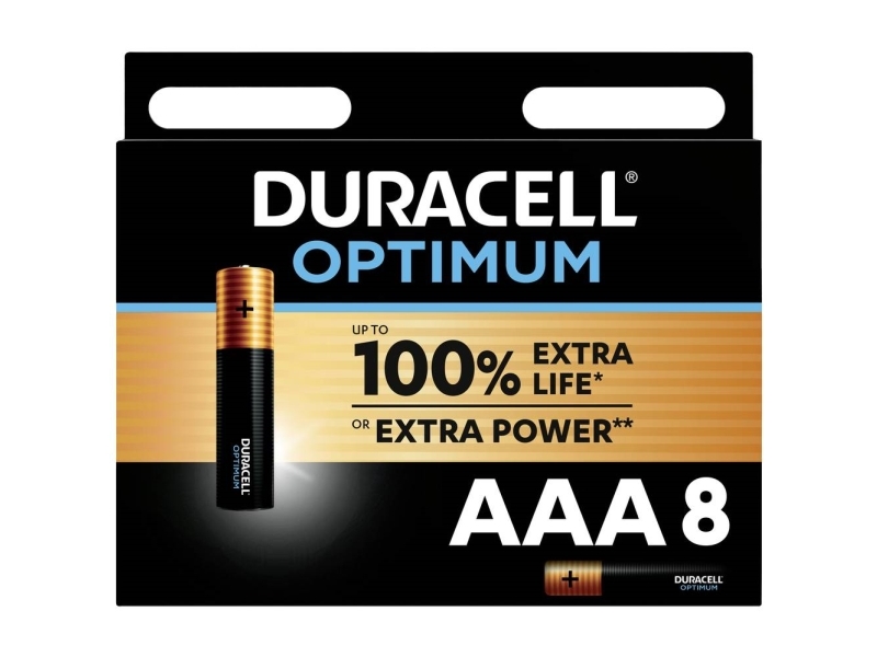 Duracell 5000394137714, Engangsbatteri, Aaa, 8 Stk, Flerfarvet