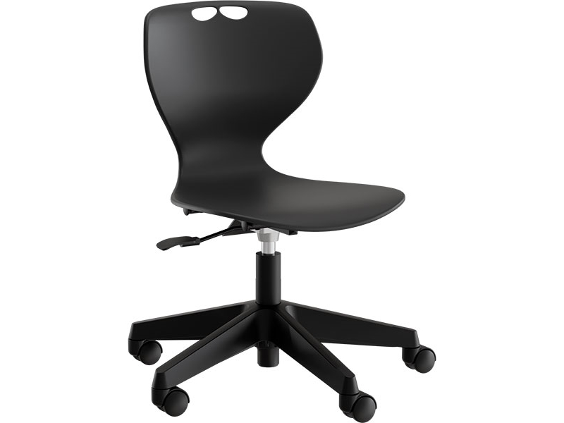 Tarris 3D-stol, olivfärgad sits med svart hjulkryss | Möbler - Stolar & Stolmattor - Matsalstolar | GameStuff