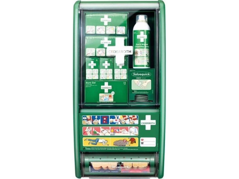 Cederroth första hjälpen-station | Kläder & Säkerhet - Säkerhetsutrustning - Första hjälpen | GameStuff
