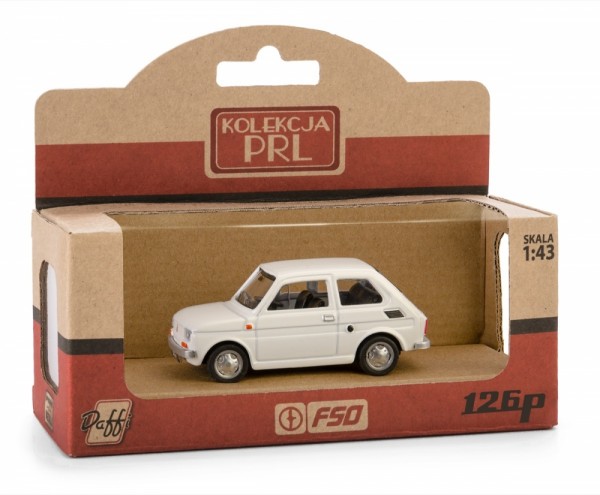 Daffi Pojazd Prl Fiat 126p Biay
