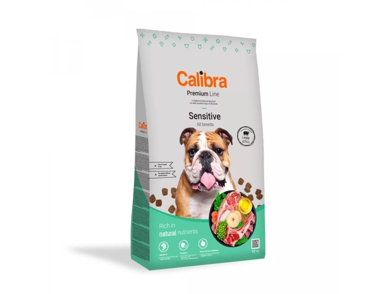 Calibra Dog Premium Sensitive Trockenfutter Für Lämmer - 12 Kg