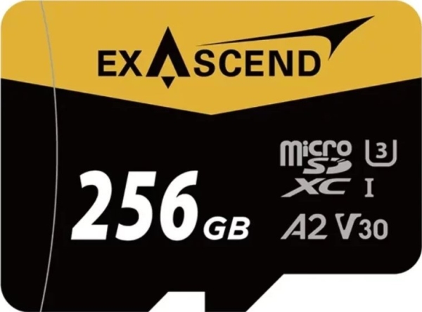 Karta Exascend Catalyst Microsdxc 256 Gb Uhs-I/U3 A2 V30 (Ex256gusdu1-Ad)