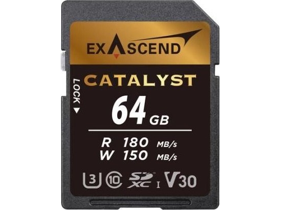Karta Exascend Catalyst Sdxc 64 Gb Class 10 Uhs-I/U3 V30 (Ex64gsdu1)
