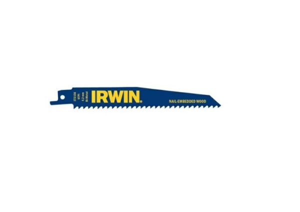 IRWIN sabre saw blade 300mm 6 Z/CAL /Timber with nails (25pcs)
