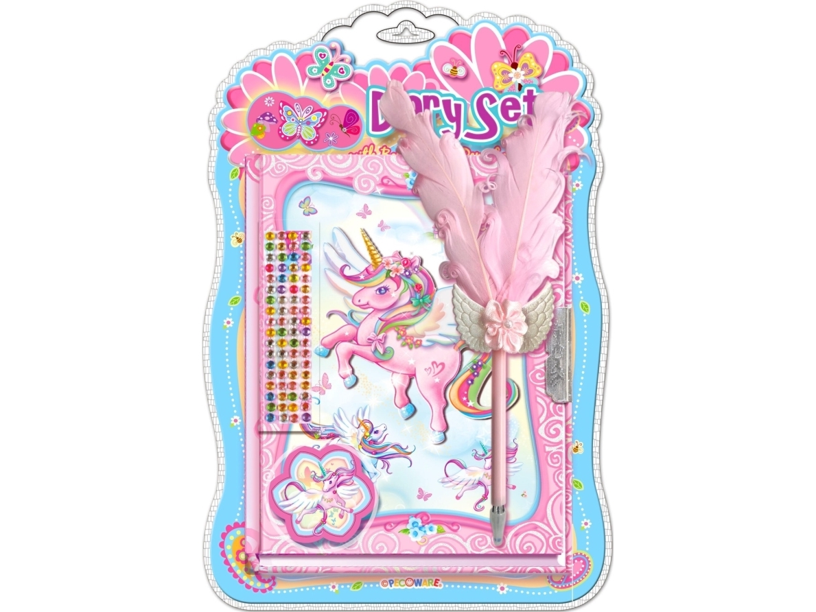 Pulio Pamiętnik z długopisem Pecoware - Jednorożec |